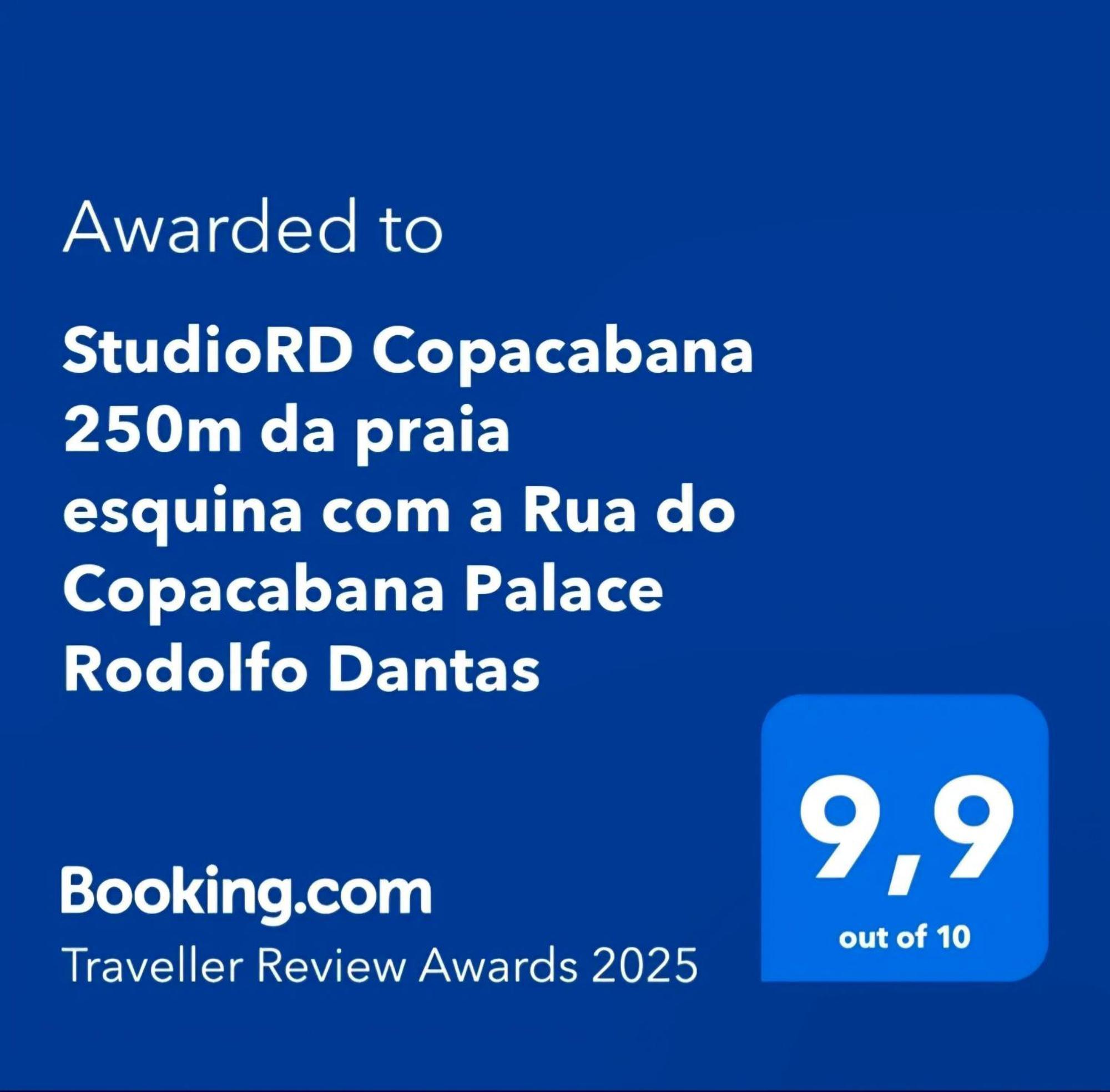 Studiord Copacabana 250M Da Praia Esquina Com A Rua Do Copacabana Palace Rodolfo Dantas Rio de Janeiro Exterior photo